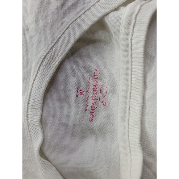 Vineyard Vines YOUTH Kids Girl Size M (10-12) White Long Sleeve Cotton Whale Tee - Picture 5 of 9